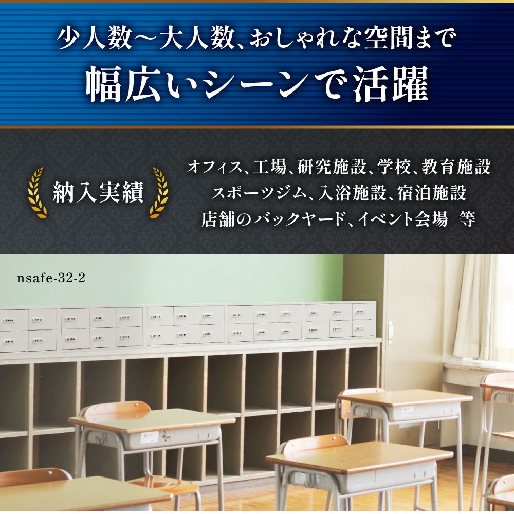 ロッカー ダイヤル錠 3列2段 6人用 貴重品入れ NSAFE-32-2C（商品番号：nsafe-32-2c）の通販 | オフィス家具通販 ...