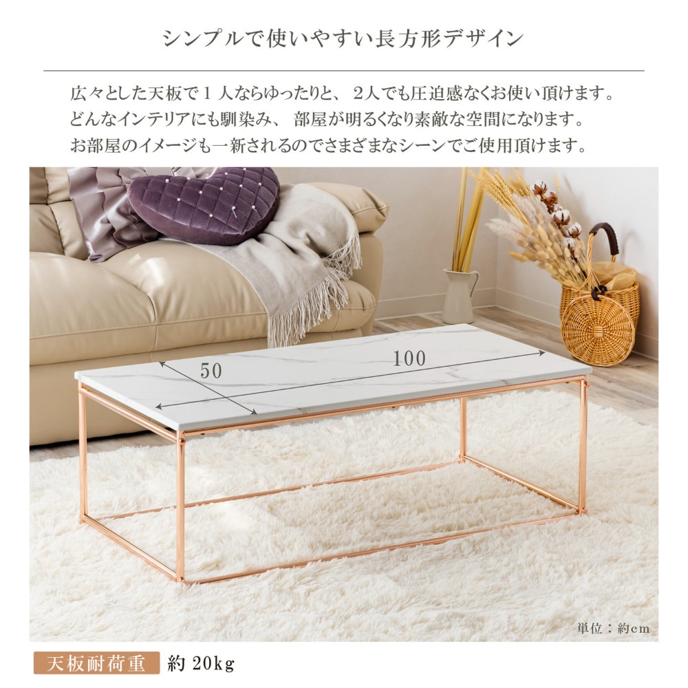 リビングテーブル 幅100cm センターテーブル ローテーブル コーヒー