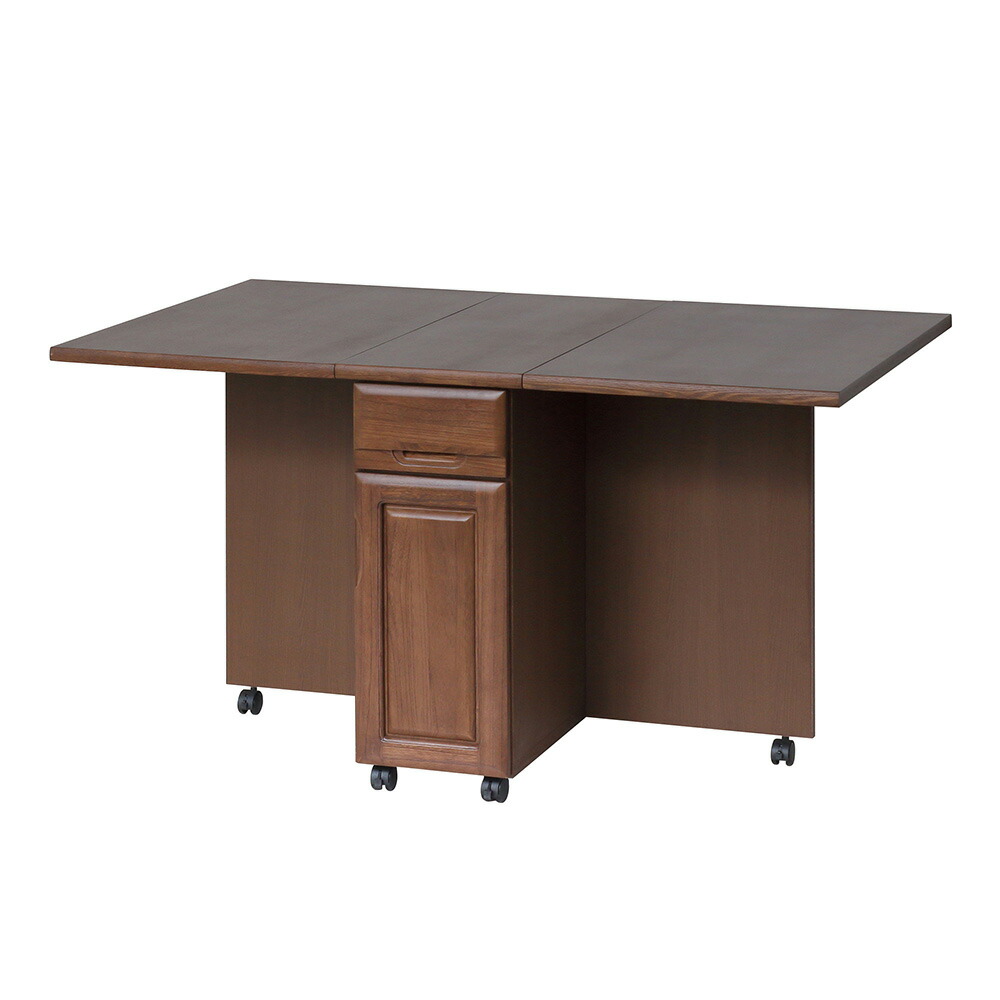 北欧家具　折り畳みダイニングテーブル 古木調折りたたみテーブル 幅105cm【Dice】ダイス(ヴィンテージ