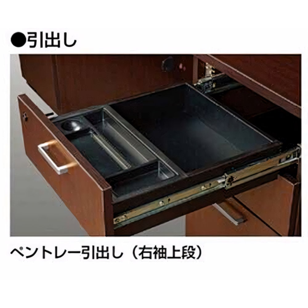 両袖机 幅1600×奥行800×高さ720mm オフィスデスク パソコンデスク