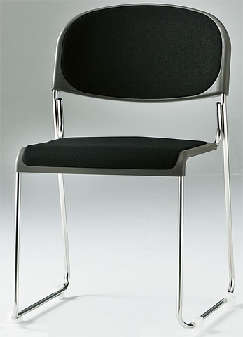 スタッキングチェア ステンレス脚 ミーティングチェア 会議用チェア