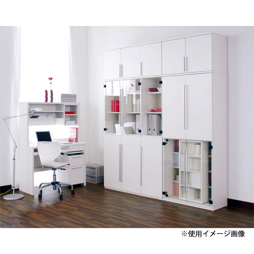 机上ラック 幅1000×奥行295×高さ688mm デスク用上棚 デスク本棚 C1D