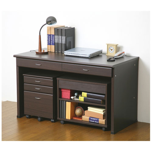 デスク 3点セット システムデスク オフィスデスク パソコンデスク 事務机 書斎机 学習机 チェスト ラック デスクセット シンプル 251