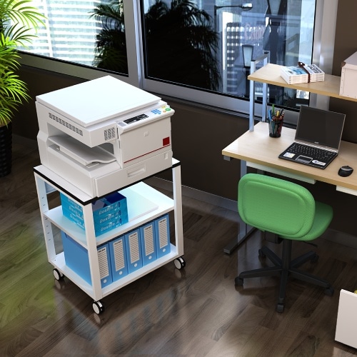 プリンター台 収納 効率的なオフィス作業をサポート