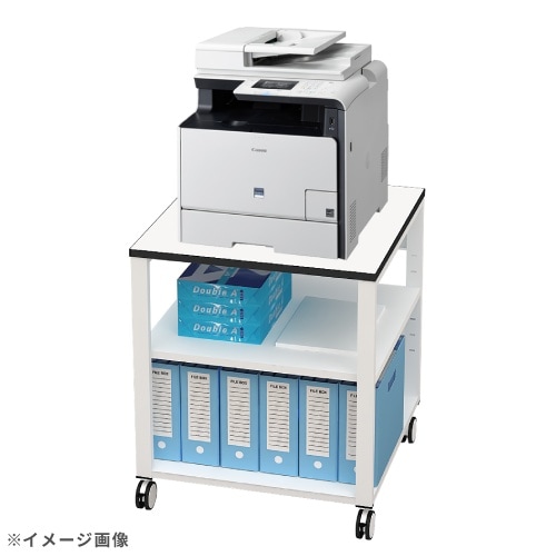 プリンター台 3段 幅600×奥行450×高さ700mm キャスター プリンター