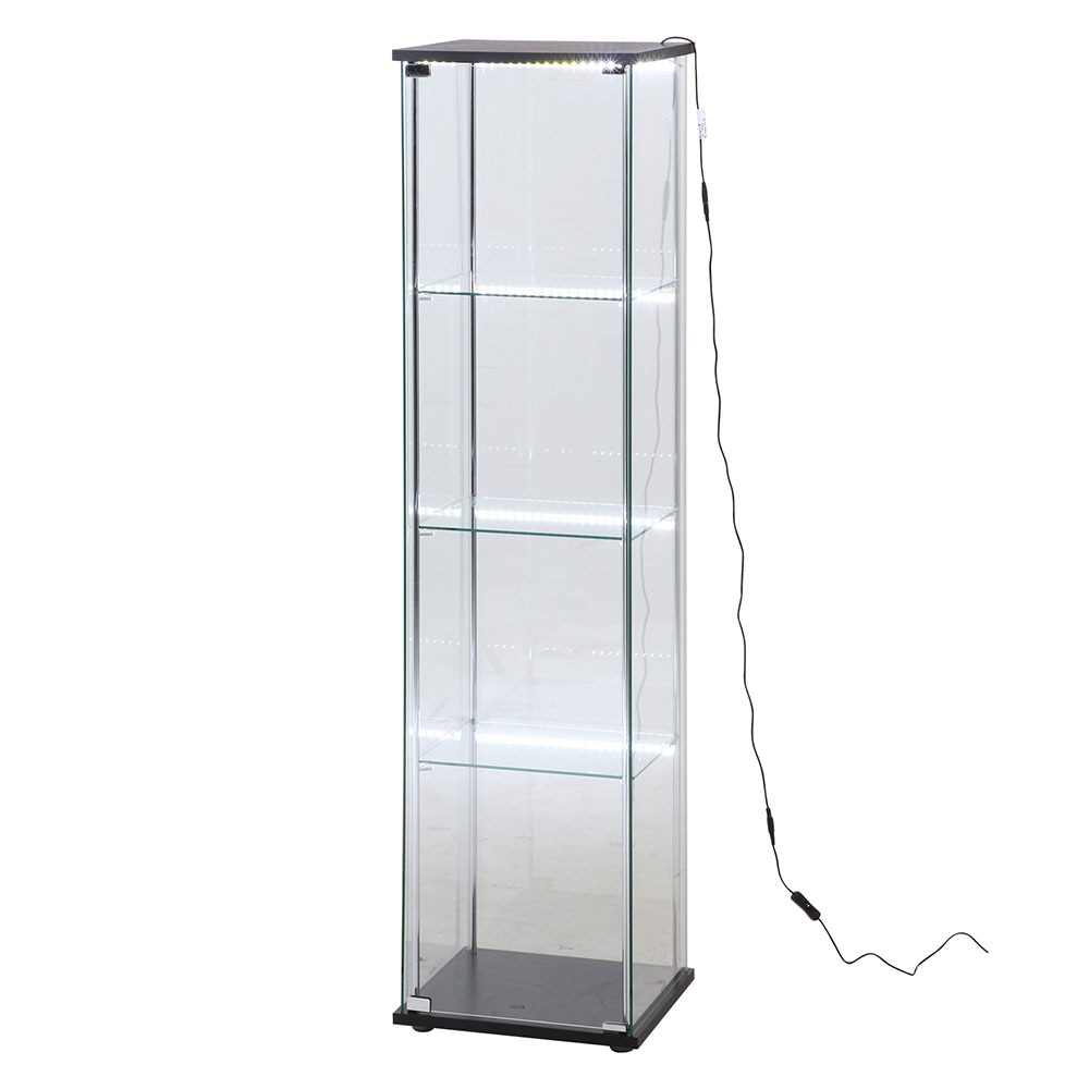 コレクションケース 幅425×奥行365×高さ1620mm LED ガラスケース