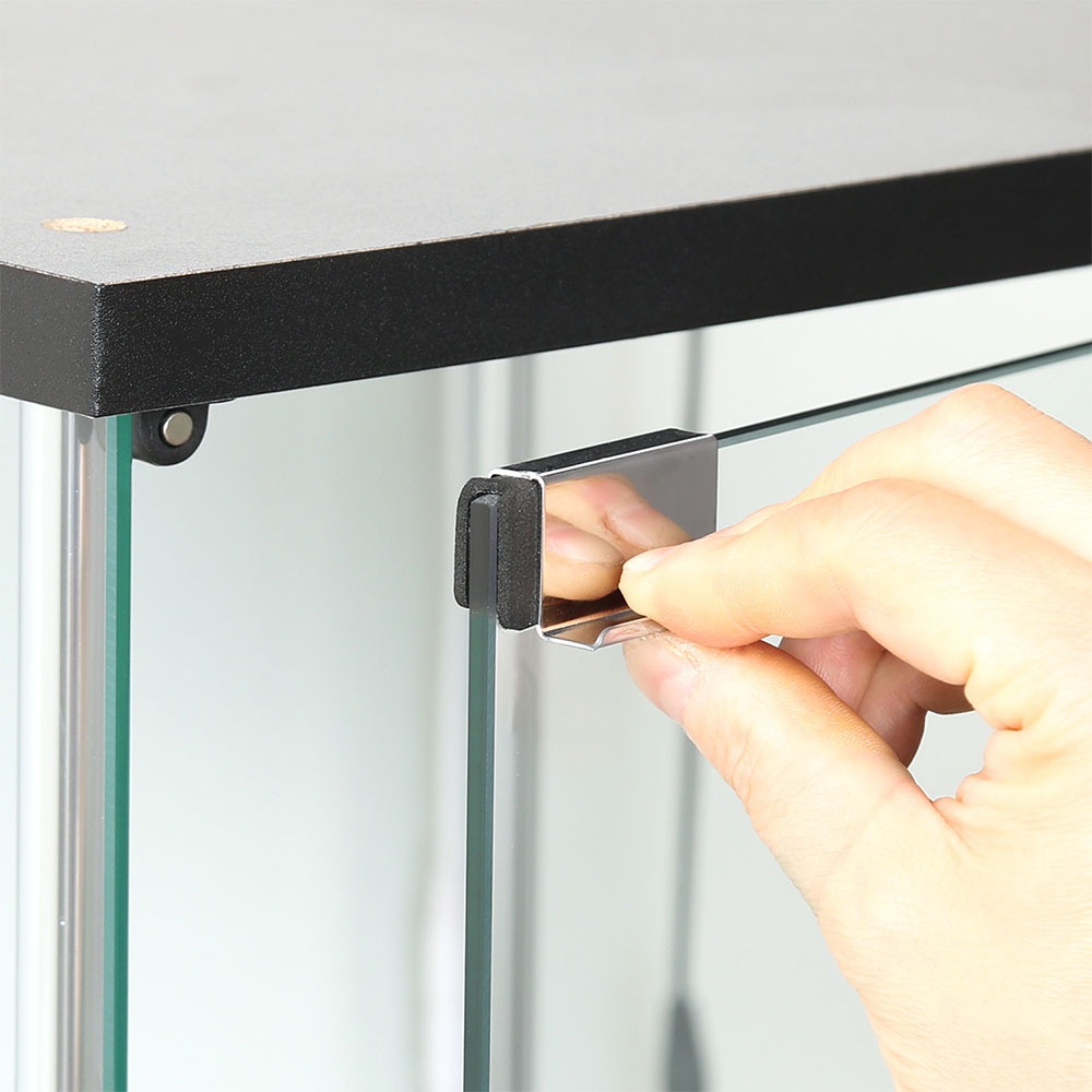 コレクションケース 幅425×奥行365×高さ1620mm LED ガラスケース