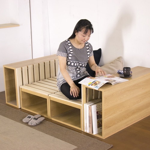 マルチすのこボックス 4個セット すのこベッド 収納 ベッド