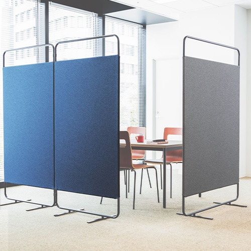 パーテーション 幅1200×高さ1800mm 布張り 間仕切り 衝立 sc-1218