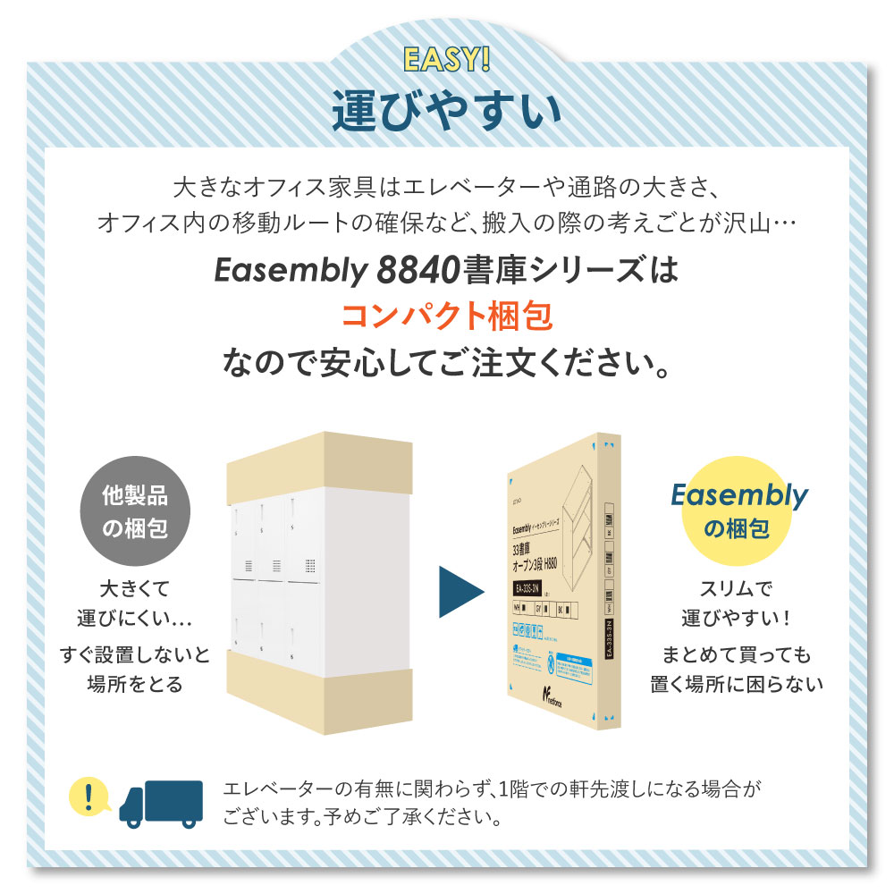 倉庫受取限定】 両開き書庫 3段 幅880×奥行400×高さ1110mm 鍵付き