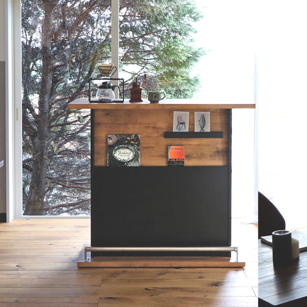 カウンターテーブル 幅1200×奥行445×高さ1050mm バーカウンター ハイ