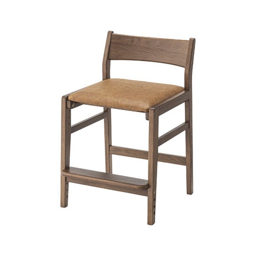 ダイニングチェア 幅48×奥行55×高さ75cm 座面4段階高さ調節 子供