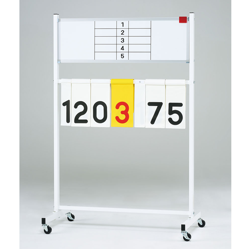 得点板 高さ145cm ホワイトボード付 スコアボード 得点表 B4126（商品