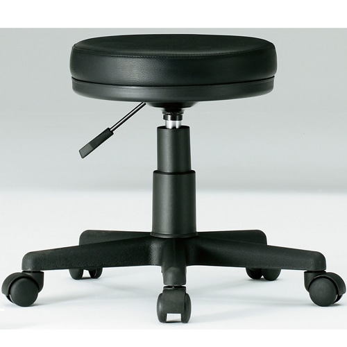 スツール キャスター付き 布張り レザー張り 丸椅子HFTY-25（商品番号