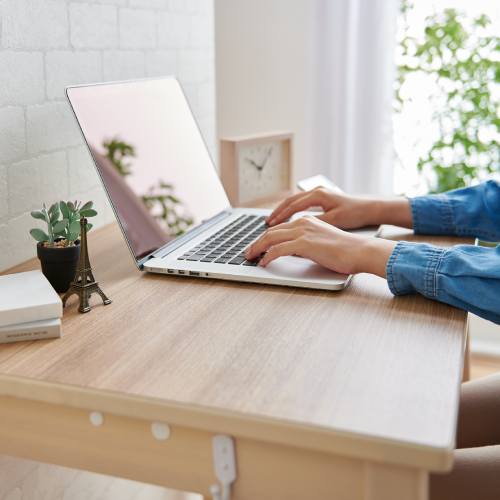 学習机 幅900×奥行550×高さ730mm 木製 学習デスク ワークデスク SDD-0