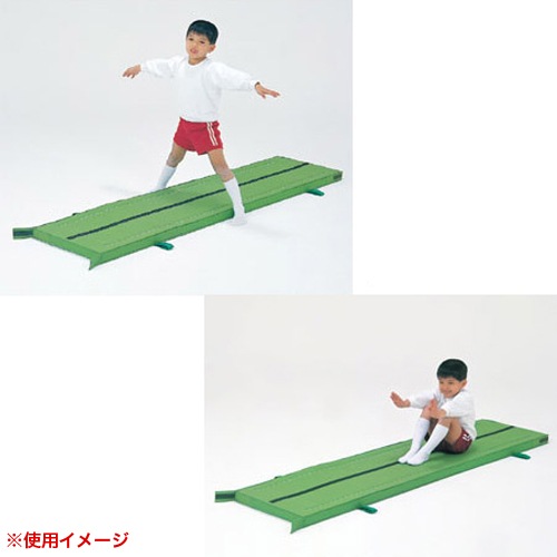 体操マット ハーフマット カラーマット 滑り止め付き ノンスリップ S