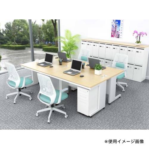 オフィスデスク 幅1200×奥行700×高さ720mm 平机 事務机 NBD-1270（商品