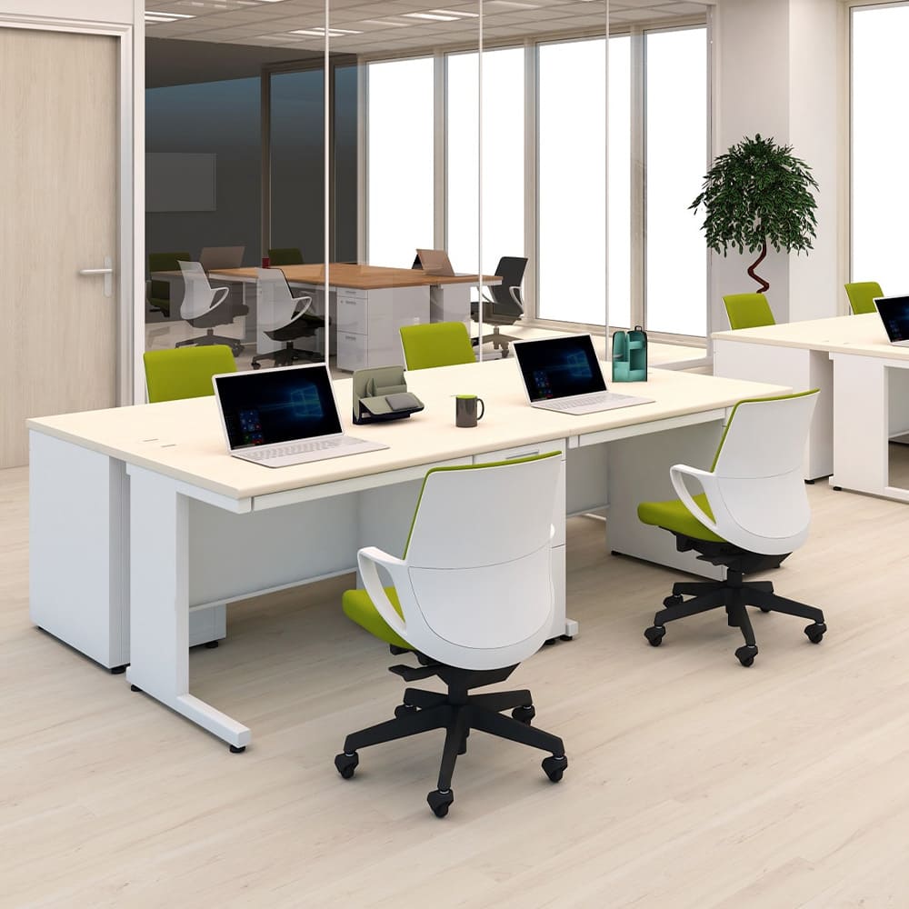 オフィスデスク コクヨ インベント 幅1200×奥行700mm 片袖机 TKG