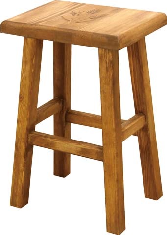 スツール 2脚セット 角型 椅子 木製チェア CFS-516