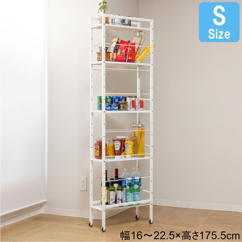 収納ラック Sサイズ 収納棚 キッチンラック 棚 SYM-501（商品番号：19