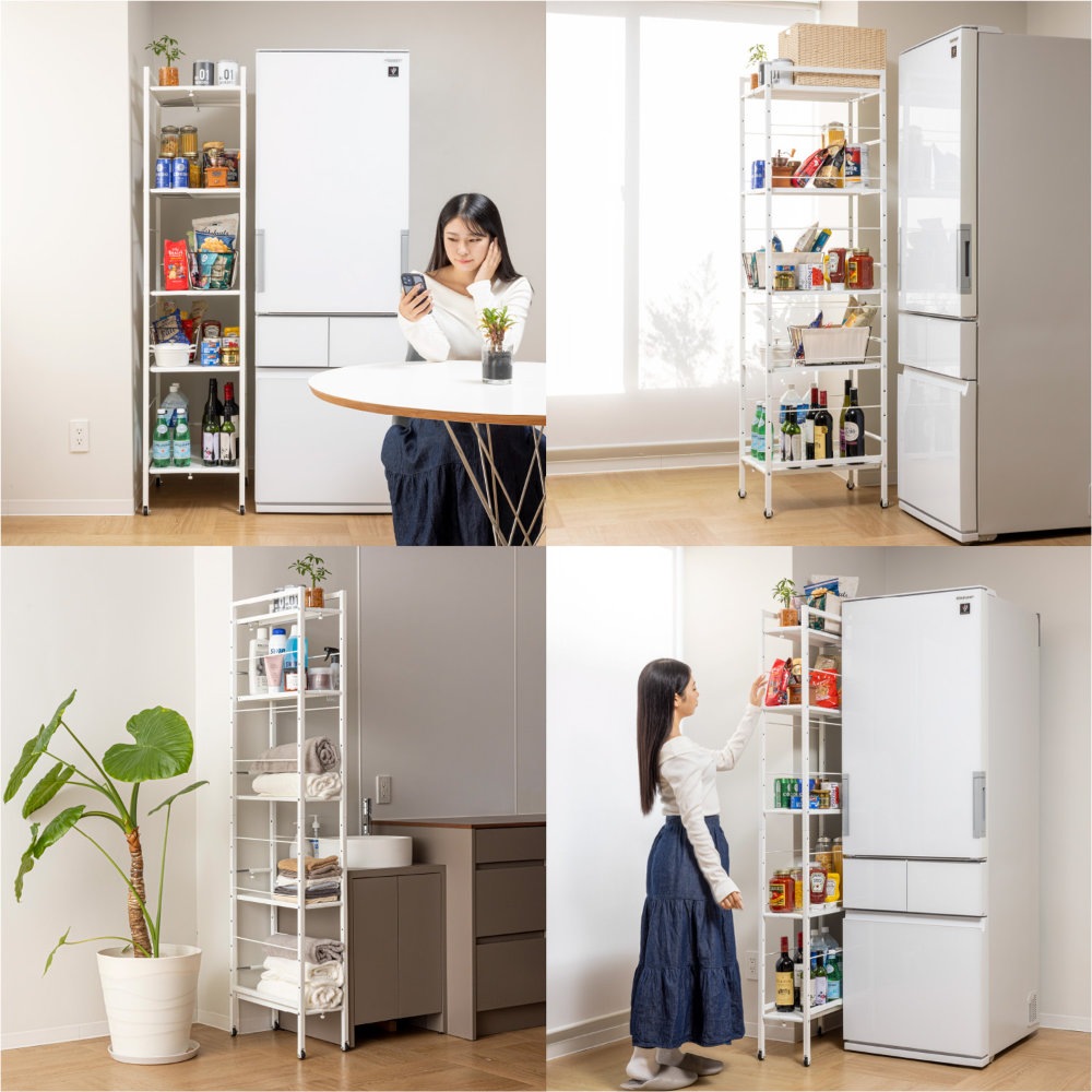 収納ラック Sサイズ 収納棚 キッチンラック 棚 SYM-501（商品番号：19