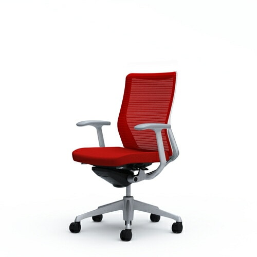 コーラル チェア オカムラ ミドルバック メッシュチェア CQ41GW-FS