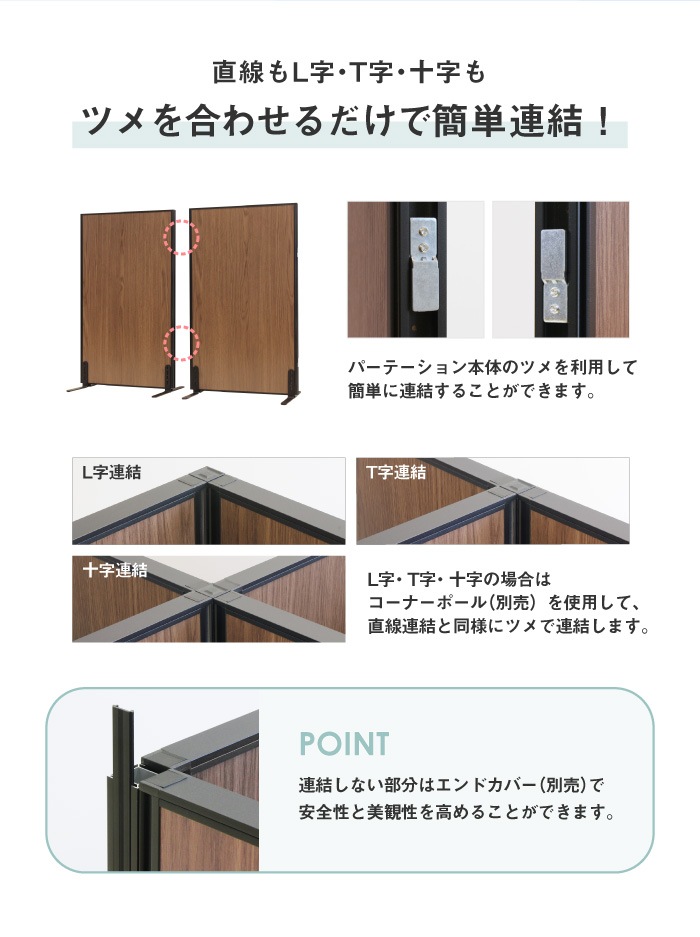 倉庫受取限定】 パーテーション 布張り 間仕切り 幅1200×高さ1800mm