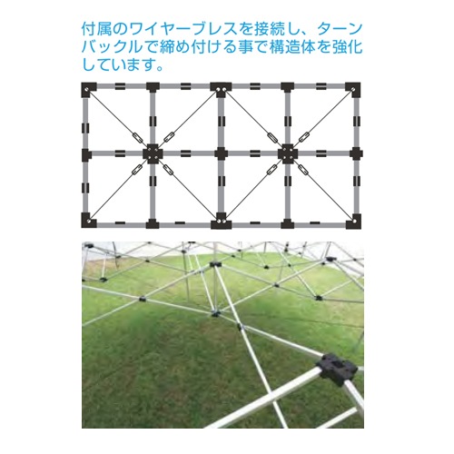 集会用テント 360×540cm 仮設テント 屋根型テント 天幕 てんと 軽量