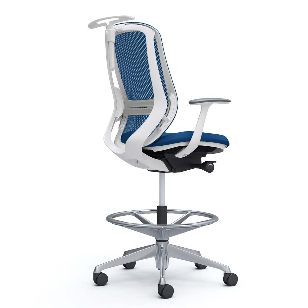 シルフィー オカムラ 固定肘 ハイチェア ハイバック メッシュタイプ ブラックボディ ブラック脚 オフィスチェア デスクチェア メッシュチェア 椅子 岡村 C645JR シルフィー オカムラ 固定肘 ハイチェア ハイバック クッションタイプ