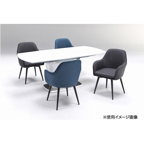 ダイニングチェア 2脚セット 回転式チェア幅560×奥行580×高さ790mm
