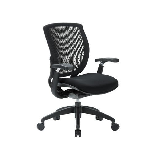 メッシュチェア シンクロロッキング ローバック アイコ MA-1515AJ