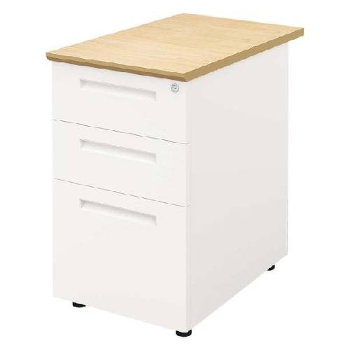 脇机 3段 幅400×奥行700×高さ720mm サイドデスク サイドワゴン NBD