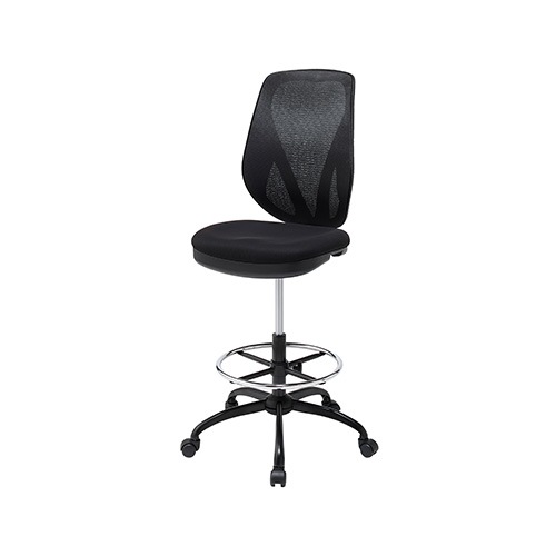 オフィスチェア ハイタイプ メッシュ 肘なし メッシュチェア LAP-54HI