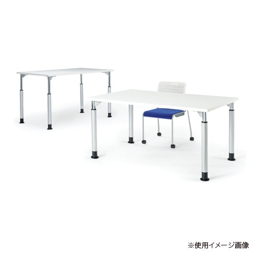 会議用テーブル 昇降 スタンディング 幅1800×奥行750×高さ700~1000mm