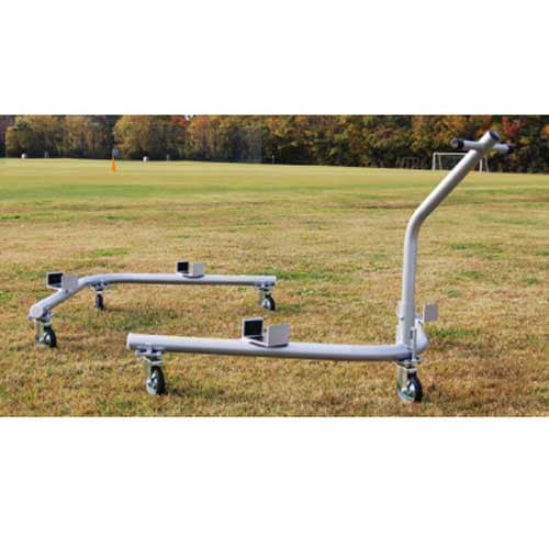 サッカーゴール運搬台車 運搬台車 2台1組 AU型 アルミ製 S-0999