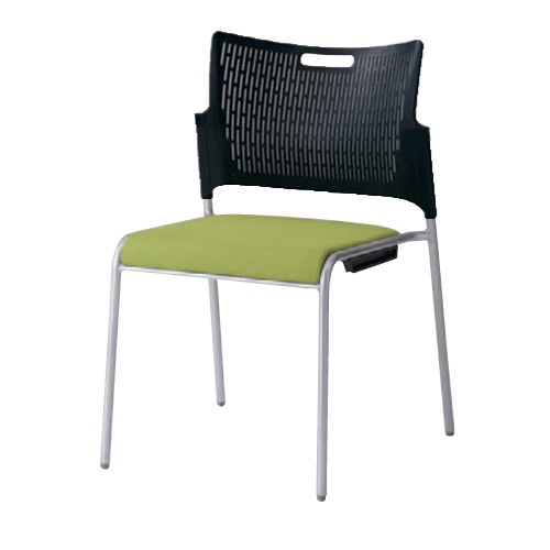 スタッキングチェア オカムラ レーテ 4本脚タイプ 布張り 81R2CX-FFW