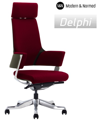 布張りチェア リクライニング ハイバック DELPHI-HBF