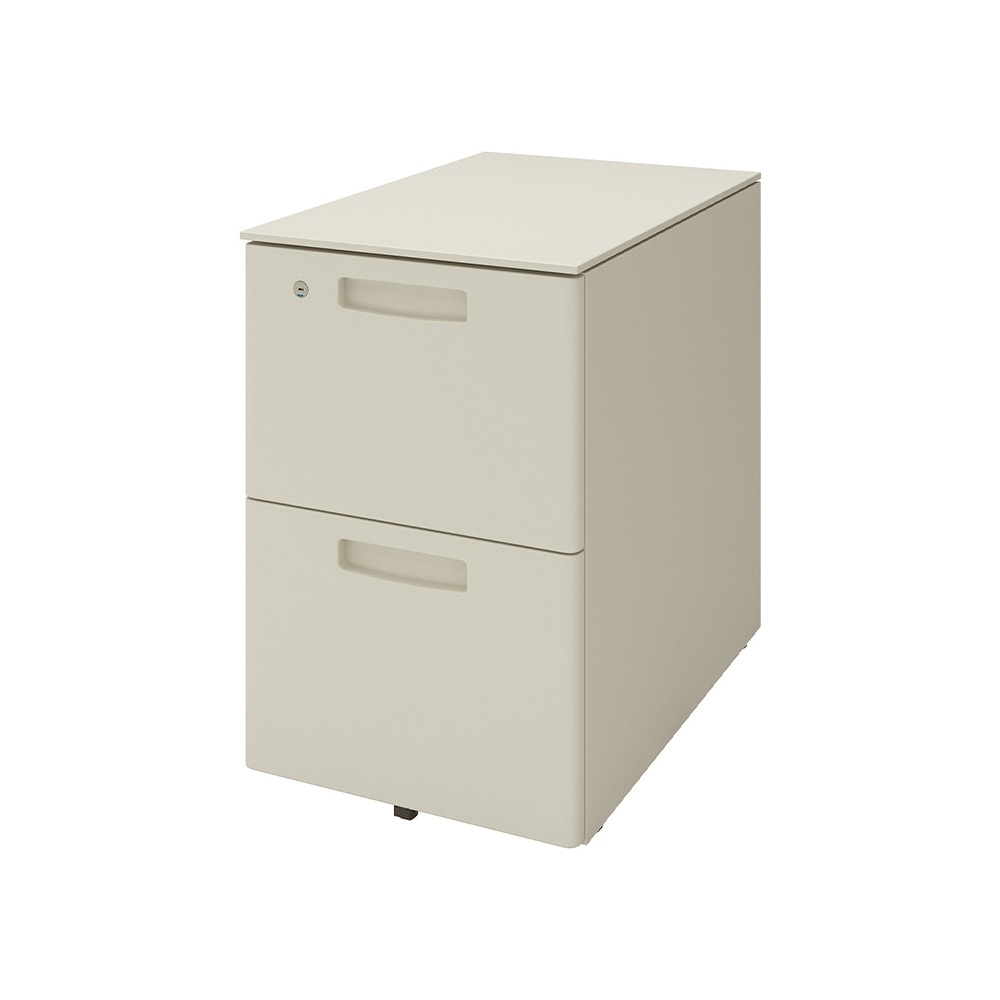 デスクワゴン コクヨ インベント 2段 鍵付き TKG-A2（商品番号