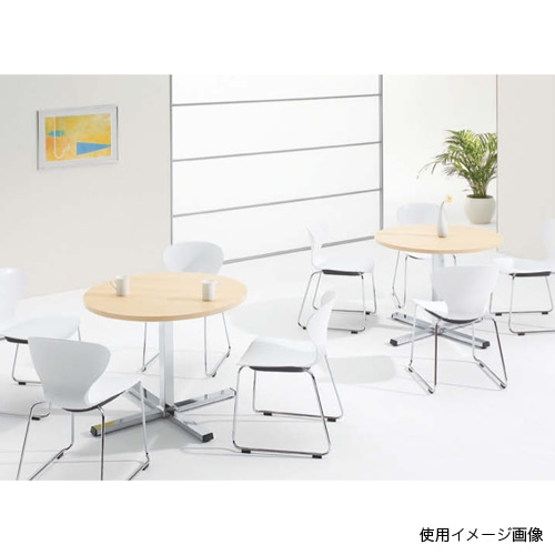 ダイニングテーブル 幅75×奥行75cm オフィス家具 ランチテーブル 食堂 