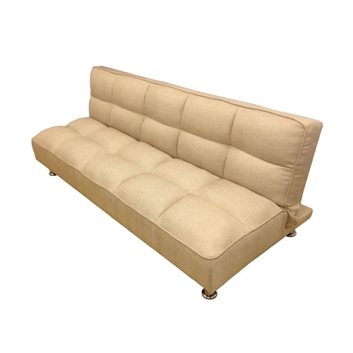 ソファベッド 布張り モコモコ グリーン ベージュ リクライニング