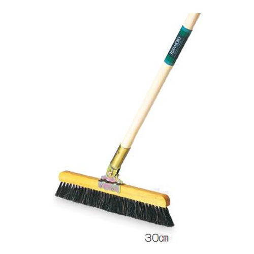 自在ほうき 30cm 10本セット 木柄 ほうき CL-380-030S