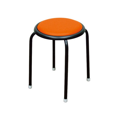 スツール 幅320×奥行320×高さ440mm スタッキングチェア 丸椅子 C-11