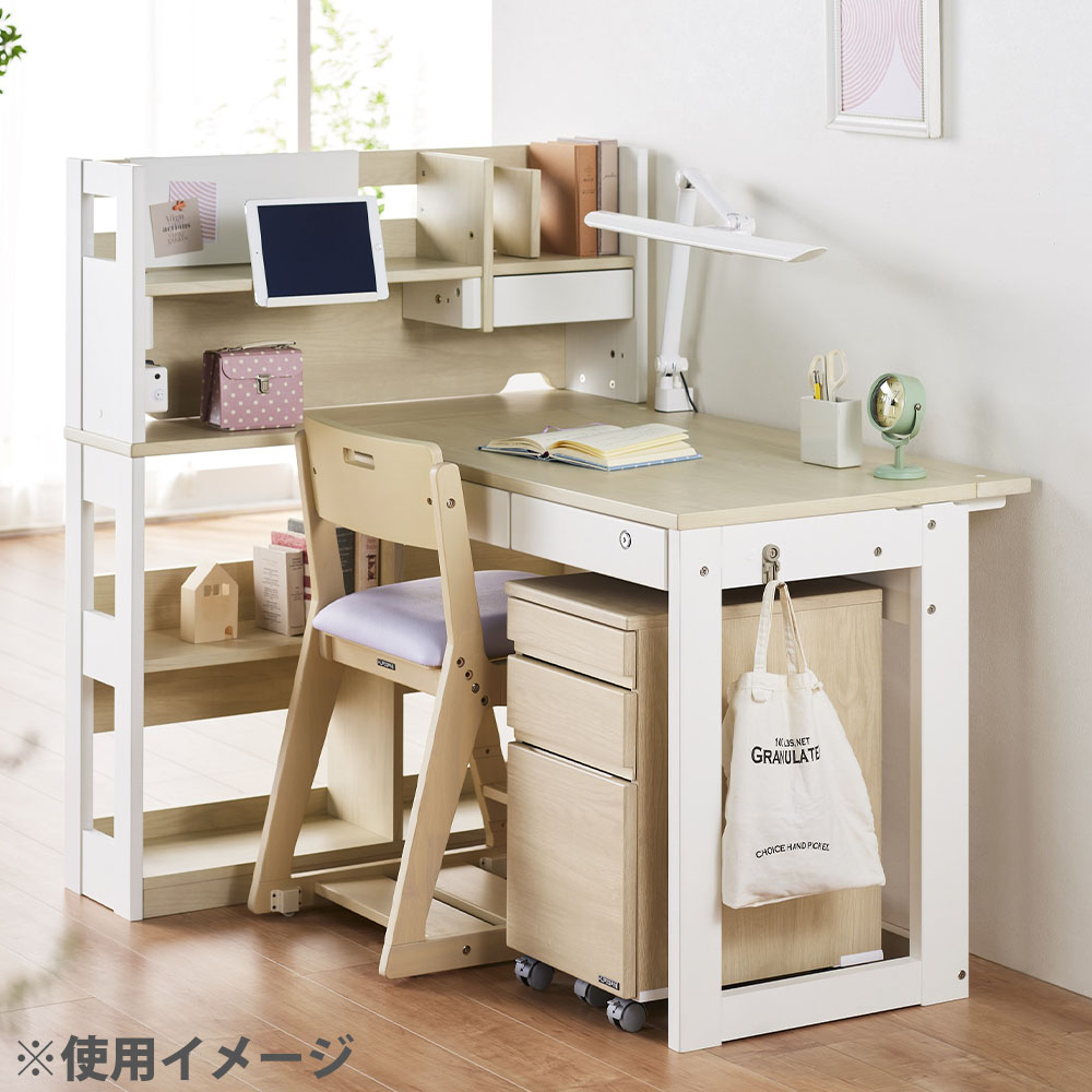 学習机 木製 勉強机 ワークデスク 学習デスク KSL-25（商品番号：kg