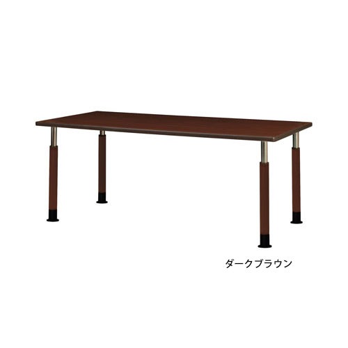 昇降テーブル 固定脚 幅1800×奥行900mm 10段階高さ調節 ダイニング