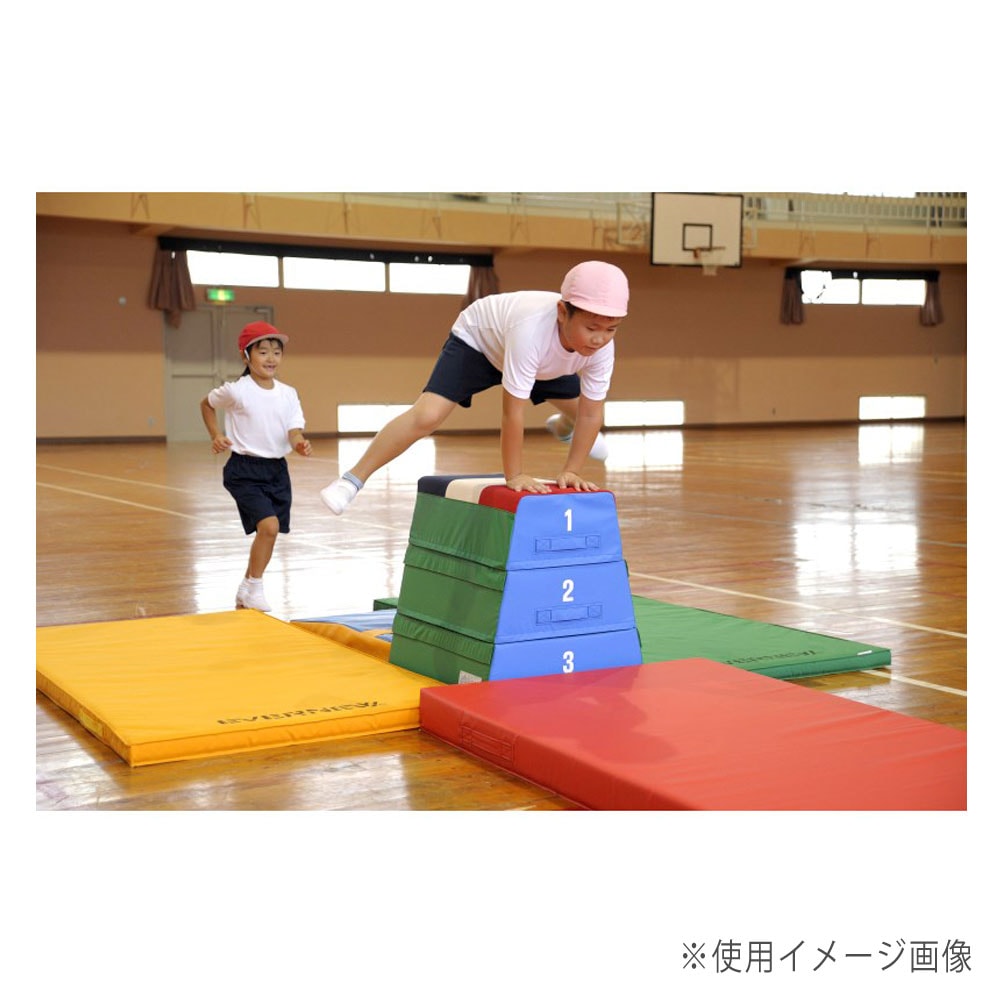 カラー体操マット　EVER NEW　幅90×長さ180×厚さ10cm  (EGD310) カラー体操マット エバニュー 幅90×長さ180×厚さ10cm 屋内用