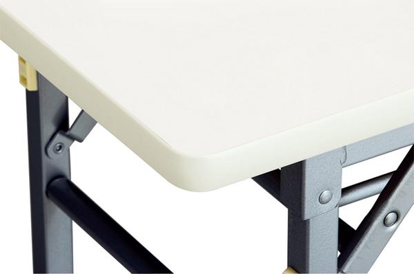 折りたたみテーブル 幅1800×奥行450mm ソフトエッジ 座卓 ミーティング