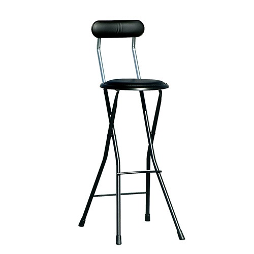 折りたたみ椅子 4脚セット ハイトールタイプ 幅370×奥行440×高さ985mm