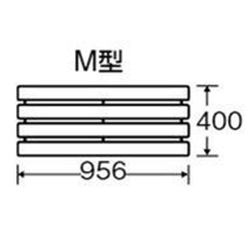 スノコ 400×956mm 山崎産業 すのこ 簀の子 F-115-3-M（商品番号：ys-f
