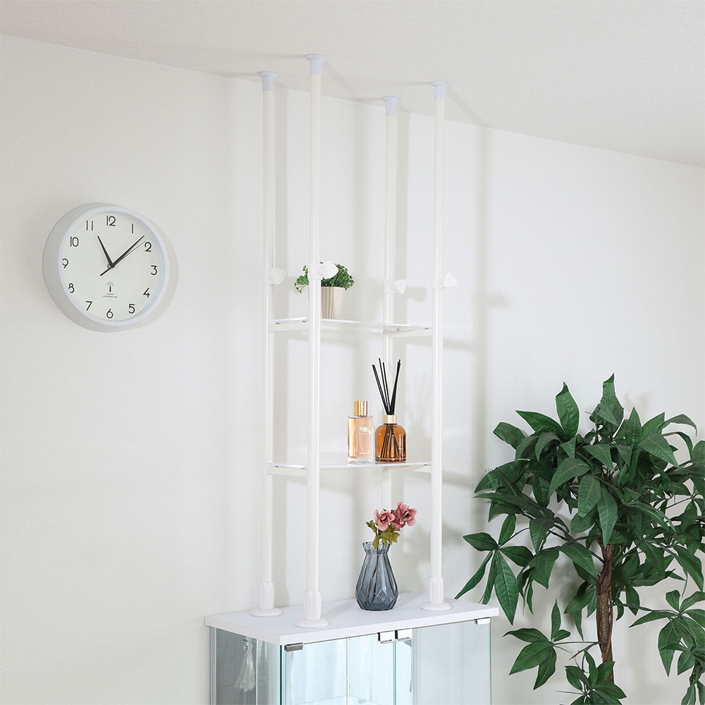 ◎2個セットで収納力は一層にアップ ウォールシェルフ 【公式通販】