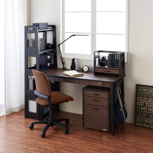 デスクシェルフ 木製 幅422×奥行210×高さ350mm 木製シェルフ システム